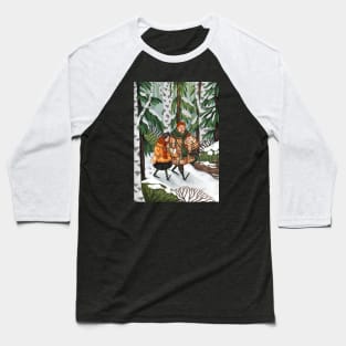 Winter Walk Baseball T-Shirt